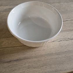 Corning Ware White Souffle Dish