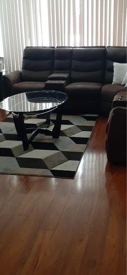 Like New Chocolate Brown Sectional