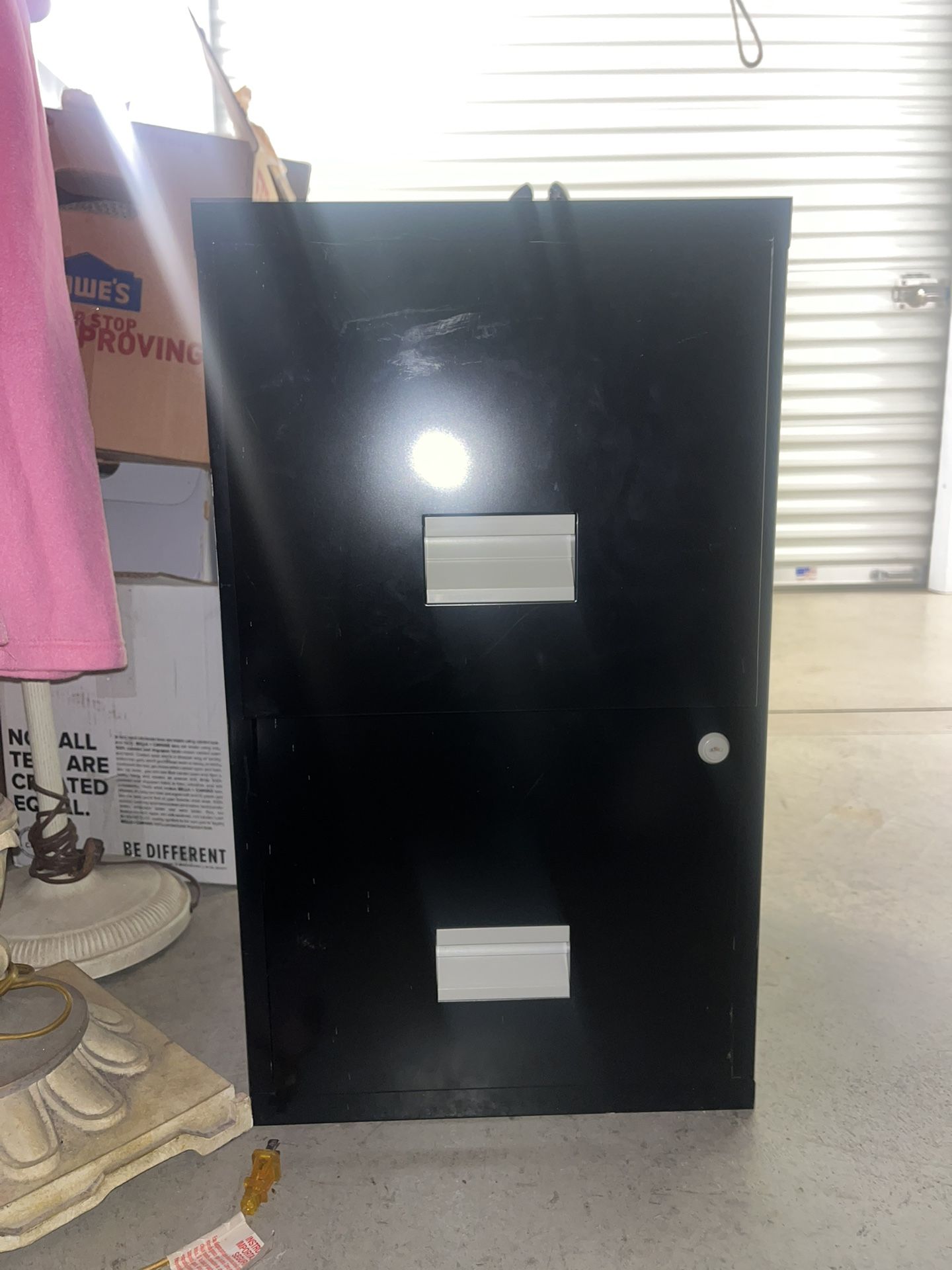 Two Tier File Cabinet