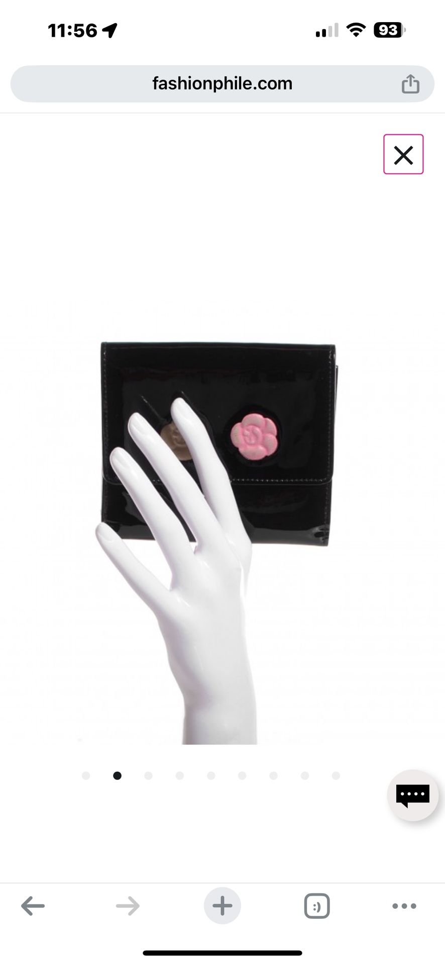 Authentic Chanel CC Camelia Bi-fold Wallet