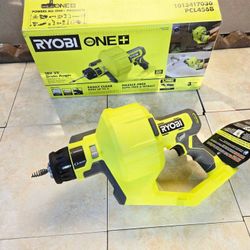 RYOBI 18V Drain Auger Snake 25ft