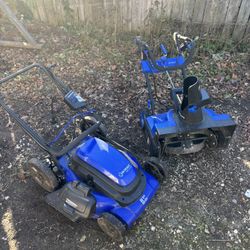 Lawn Mower And Snow Blower. 