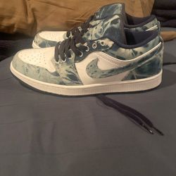 Washed Denim Jordan 1 Size 12