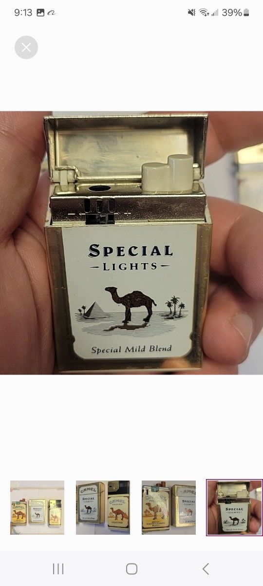 Camel Lighter Brand New Vintage