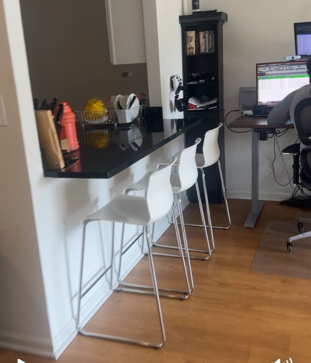 3 Modern Ikea GLENN Barstools