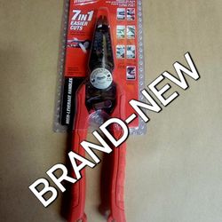 Milwaukee 7-in-1 High-Leverage Combination Pliers – 48-22-3078, Diagonal Style, Red Handle, Made In USA
