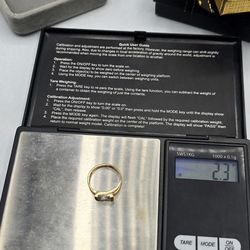 Solid 14kt Gold Ring Anillo De Oro 14kt Solido