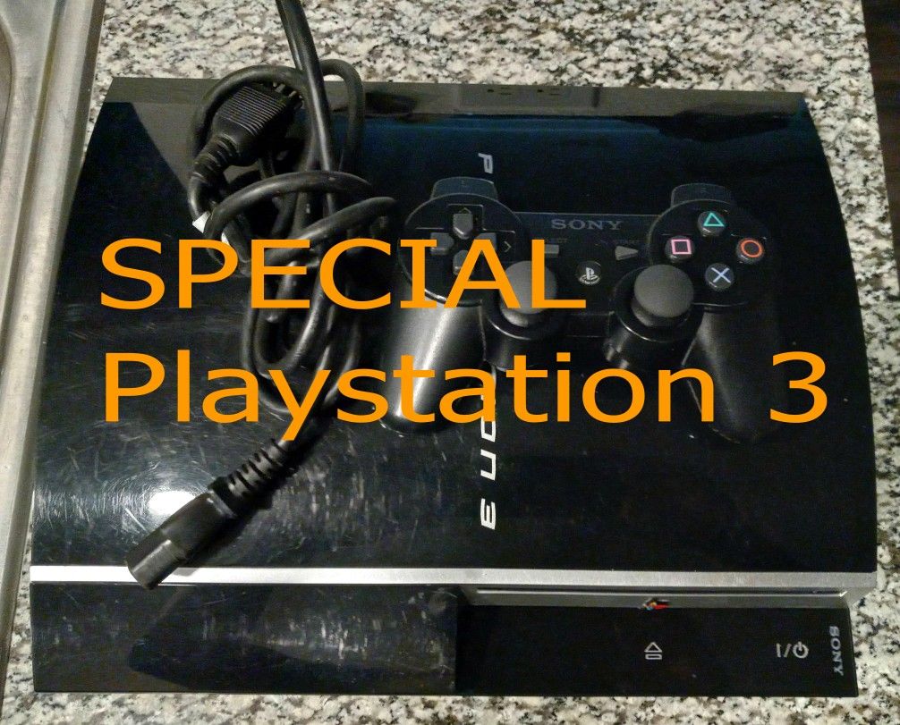 PlayStation 3 Console With Over 150 PS3/PS2 Games Installed $110.00