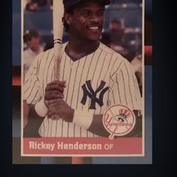 1988 Donruss Rickey Henderson