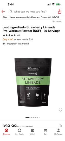 Pre workout