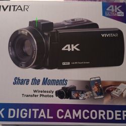 4K Vivitar Digital Camcorder 