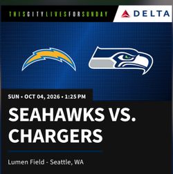 Seahawks vs Chargers