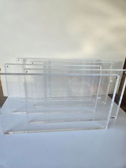 Large Heavy-Duty Acrylic Signage Holders