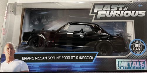 Jada Fast & Furious Brian's Nissan Skyline 2000 GT-R Die Cast
