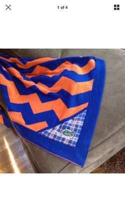 Florida gators blanket reversible new!