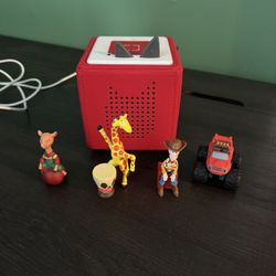 Red Tonies Box w/ 4 Characters