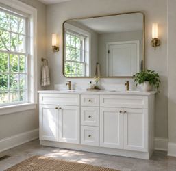 60-inch Double Sink Vanity Cabinet (Brand New In Box)