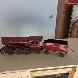 VTG 1900's Dayton Friction Toy "Hill Climber" Locomotive Early Set