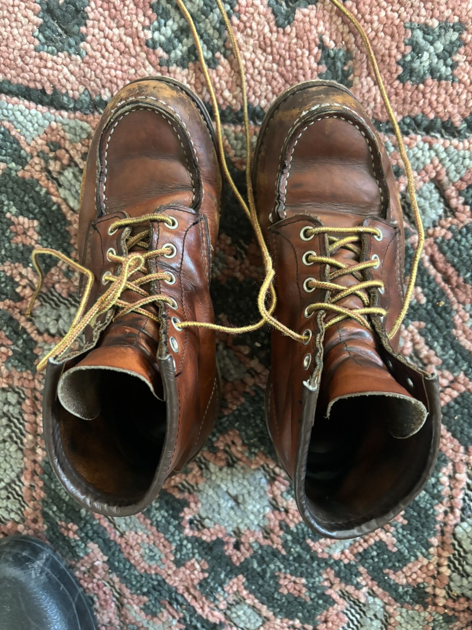 RED WING MEN'S 6-INCH BOOT IN ORO LEGACY LEATHER SIZE MENS 7