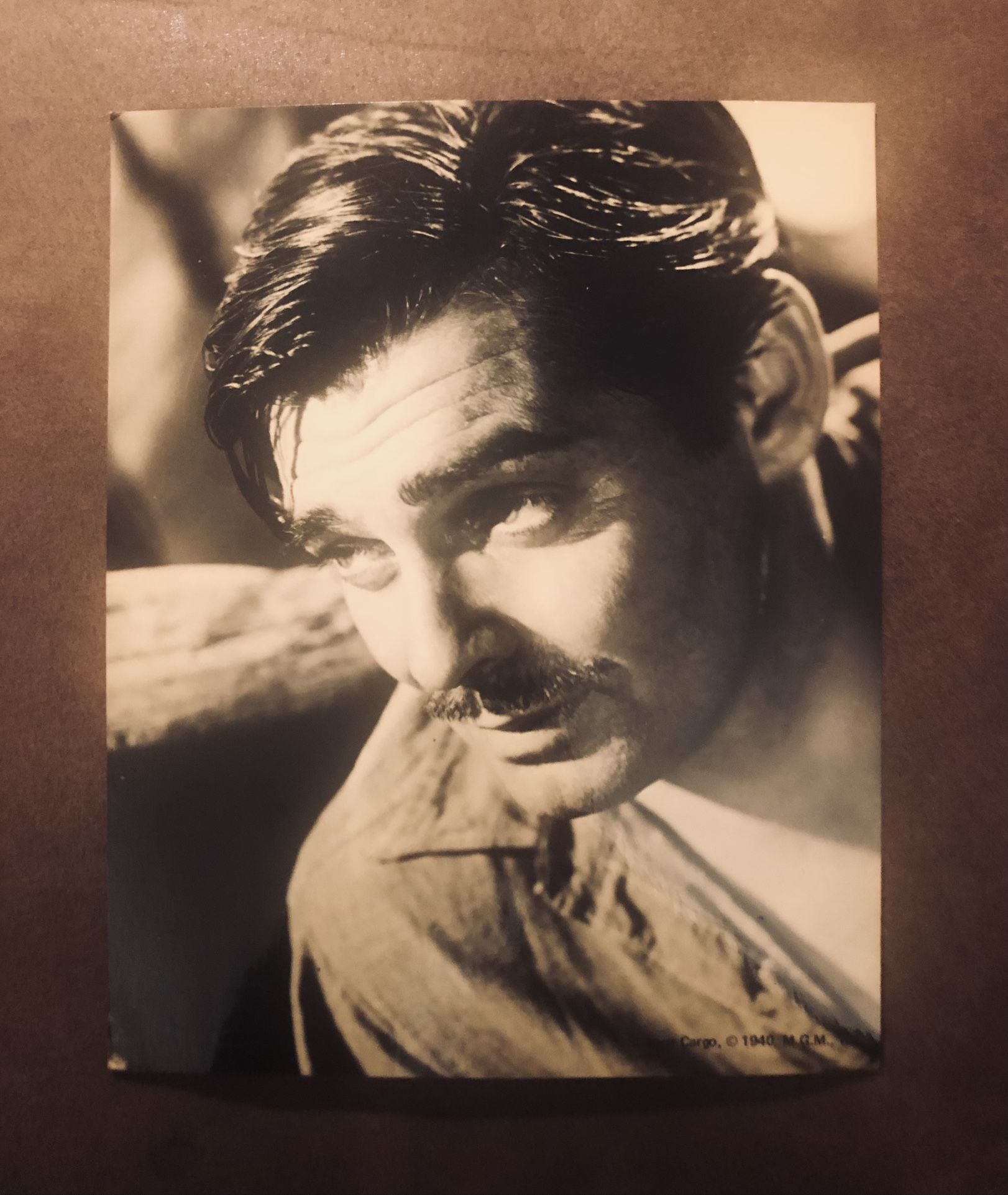 Vintage Clark Gable-Movie Strange Cargo-Glossy 8x10 Photo GC
