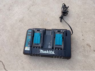 Makita double 2 battery  rapid charger with usb