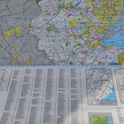 New Jersey Laminated Wall Map