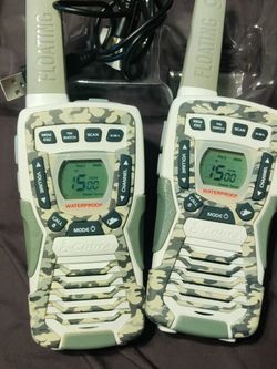 Floating Waterproof Walkie Talkie 37 mile set