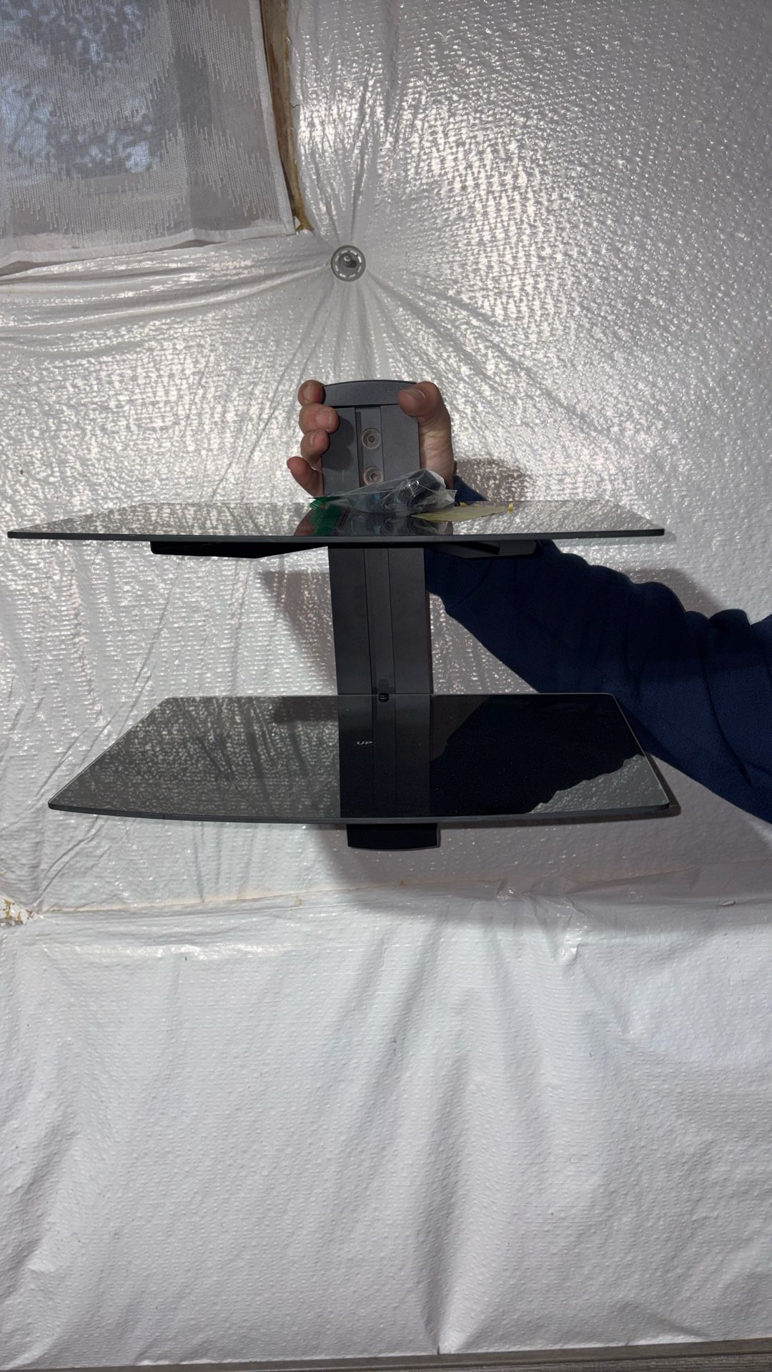 Under TV Shelf For DVR Etc