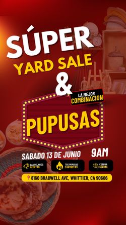 Big yard sale