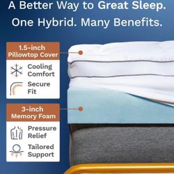 ViscoSoft Mattress Topper Protector Full Size