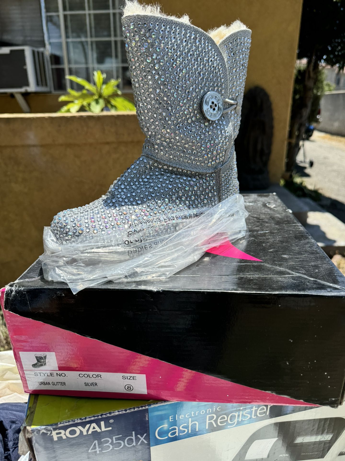 Reduced!!! Beautiful Rhinestone Boots