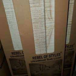 UltraWood Teak Linari Rebel Of Styles  Brand New In The Box