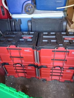 Milwaukee PACKOUT Tool Boxes – Set of 4