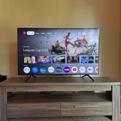 50 Inc TCL smart tv With Stand 