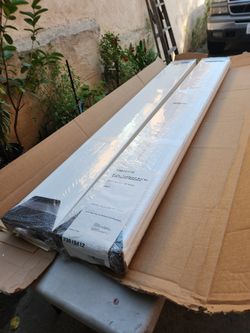 Tradicional 6 Ft .x36 Actual Size 67- 3/4x 33 1/4 In White Polycomposite Raíl Kit Without Brackets New Open Box $65