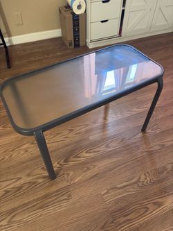 Coffee table tempered glass top