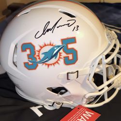 DAN MARINO, MIAMI DOLPHINS, FS AUTH HELMET. (FANATICS AUTHENTICITY VERIFICATION)