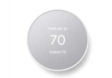 Google Nest Thermostat - Smart Thermostat for Home - Programmable Wifi Thermostat - Snow