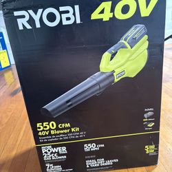 Ryobi leaf blower 40v 55cm