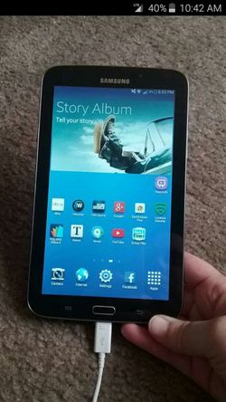Samsung Galaxy 3 Tablet.