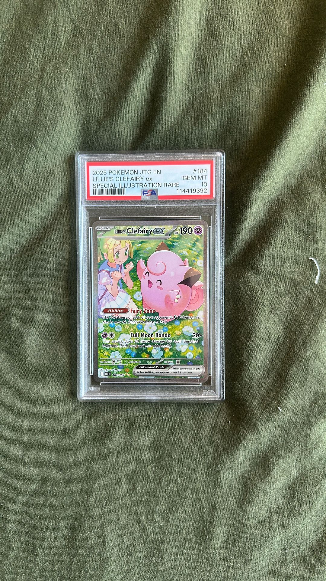 Pokémon PSA 10 Lillies Clefairy