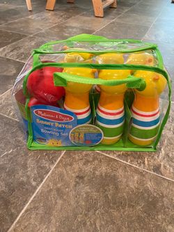 Melissa & Doug sunny patch giddy buggy bowling set baby toddler brand new