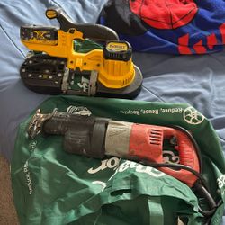Dewalt 20v Cordless Banszaw  & Battery / Milwaukee Corded Sawzall