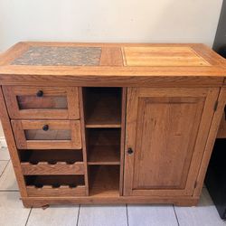 Solid Oak Bar/Cocktail Bart 