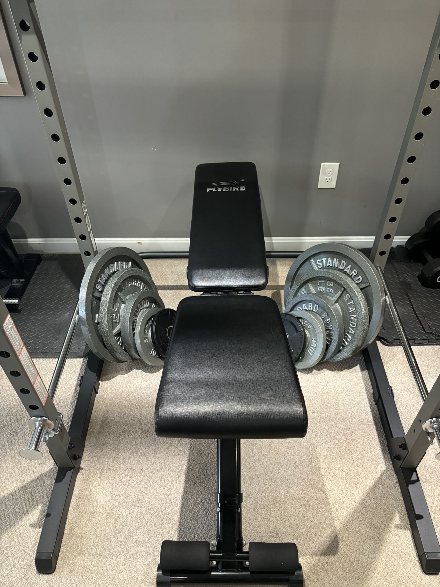 Squat Rack Gym Set