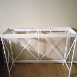 Console Table or Shelf ,Metal, Just need top frame 