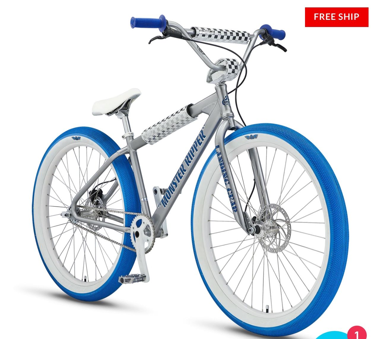 SE Bikes Monster Ripper 29”+ Silver and also have White
