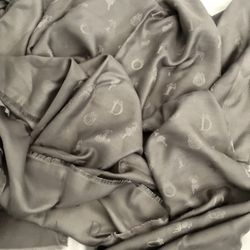Christian Dior Grey wool Designer Scarf