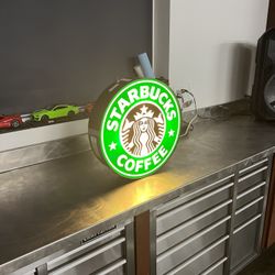 Vintage Starbucks Collectible Sign 