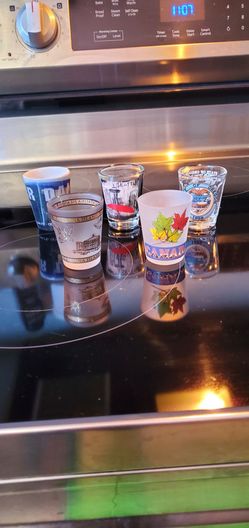 5 set of shot glasses